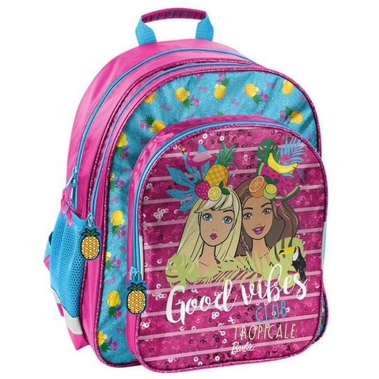 Plecak szkolny dla dziewczynki Paso Barbie dwukomorowy Paso