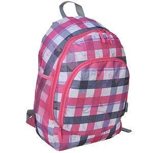 Plecak szkolny dla dziewczynki Paso kratka jednokomorowy Paso