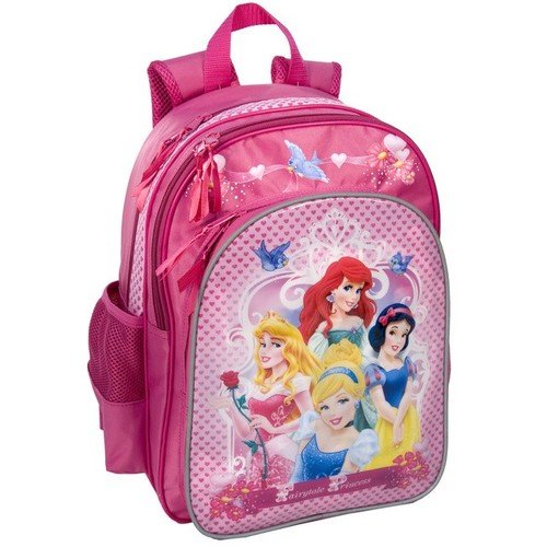 Plecak szkolny dla dziewczynki Paso Księżniczki Disneya dwukomorowy Paso
