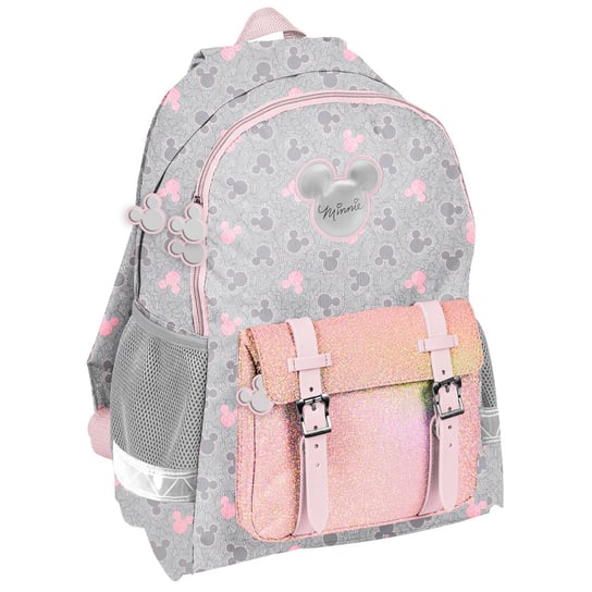 Plecak szkolny dla dziewczynki Paso Myszka Minnie bajkowy dwukomorowy Paso