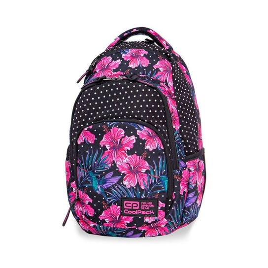 Plecak szkolny dla dziewczynki różnokolorowy CoolPack kwiaty wielokomorowy CoolPack