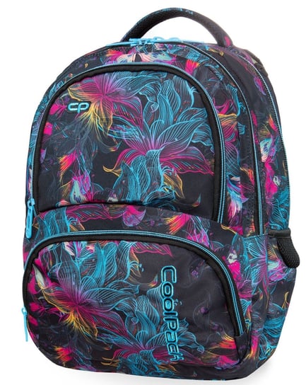 Plecak szkolny dla dziewczynki różnokolorowy CoolPack trzykomorowy CoolPack