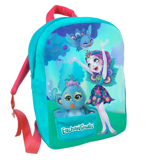 Plecak szkolny dla dziewczynki różnokolorowy CYP Brands Enchantimals jednokomorowy CYP Brands