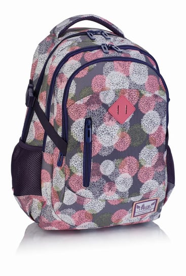 Plecak szkolny dla dziewczynki różnokolorowy Hash trzykomorowy Hash