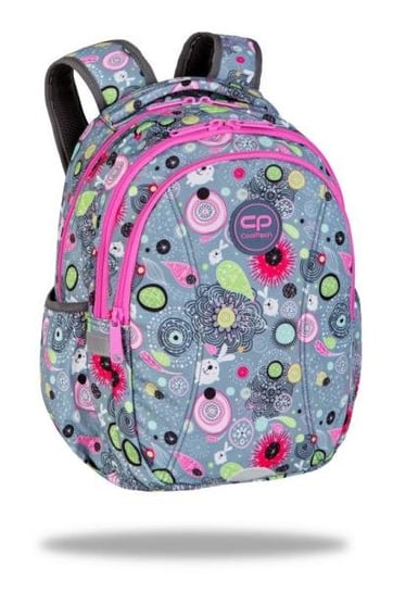 Plecak szkolny dla dziewczynki różnokolorowy Inna marka trzykomorowy Inna marka