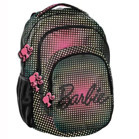 Plecak szkolny dla dziewczynki różnokolorowy Paso Barbie dwukomorowy Paso