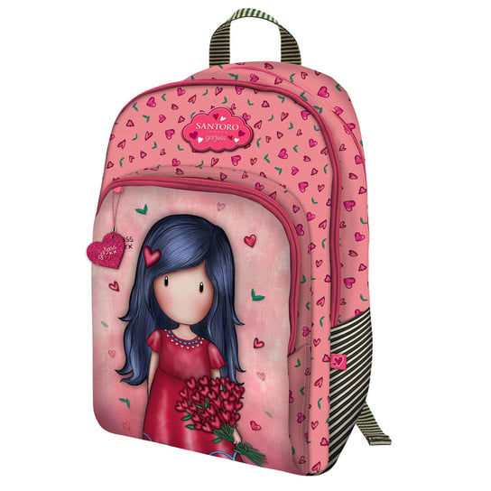 Plecak szkolny dla dziewczynki różnokolorowy Santoro London Sparkle & Bloom wielokomorowy Santoro London