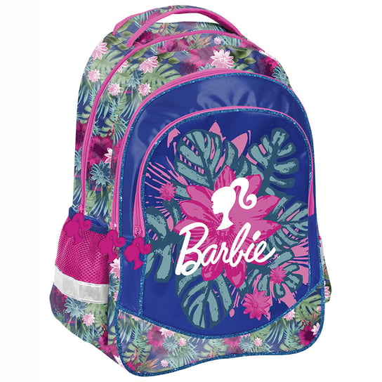 Plecak szkolny dla dziewczynki różowy Barbie dwukomorowy Barbie