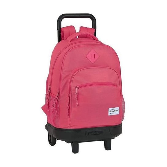 Plecak szkolny dla dziewczynki różowy BlackFit8 dwukomorowy na kółkach blackfit8