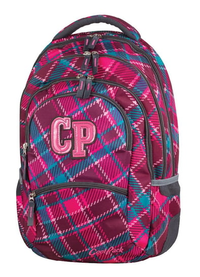 Plecak szkolny dla dziewczynki różowy CoolPack collage czterokomorowy CoolPack