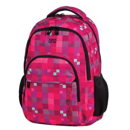 Plecak szkolny dla dziewczynki różowy CoolPack trzykomorowy CoolPack