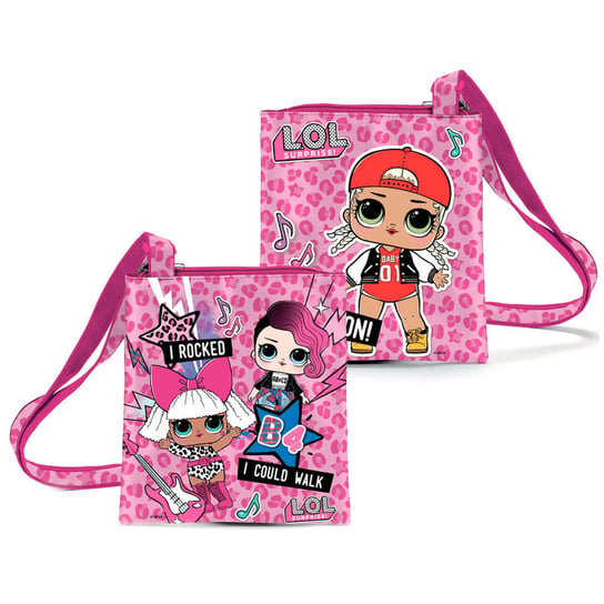 Plecak szkolny dla dziewczynki różowy CORIEX L.O.L. Surprise! jednokomorowy CORIEX