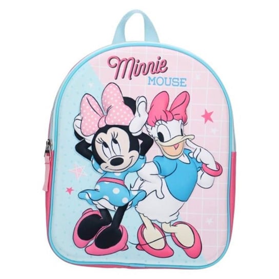 Plecak szkolny dla dziewczynki różowy Disney Myszka Minnie jednokomorowy Disney