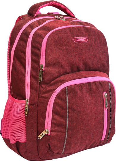 Plecak szkolny dla dziewczynki różowy Eurocom dwukomorowy Eurocom