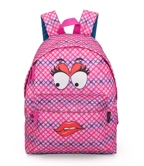 Plecak szkolny dla dziewczynki różowy J.M. Inacio jednokomorowy J.M. Inacio