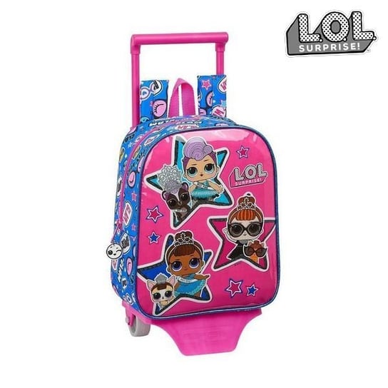 Plecak szkolny dla dziewczynki różowy L.O.L. Surprise Together jednokomorowy lol surprise!