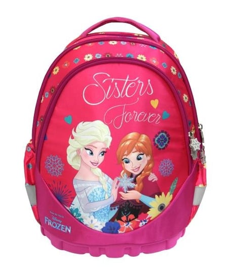 Plecak szkolny dla dziewczynki różowy MST Toys Kraina Lodu trzykomorowy MST Toys