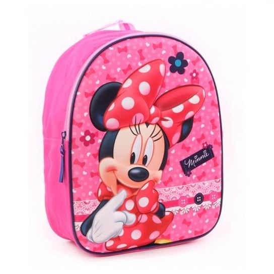 Plecak szkolny dla dziewczynki różowy Myszka Minnie jednokomorowy Myszka Minnie