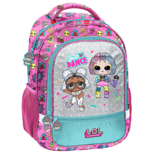 Plecak szkolny dla dziewczynki różowy Paso L.O.L. Suprise! dwukomorowy Paso