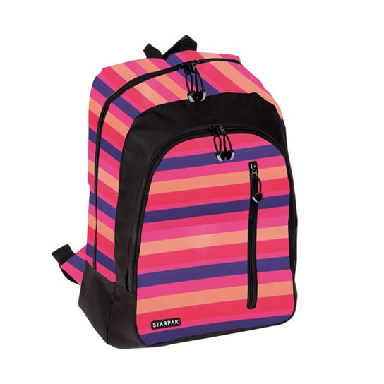 Plecak szkolny dla dziewczynki różowy Starpak jednokomorowy Starpak