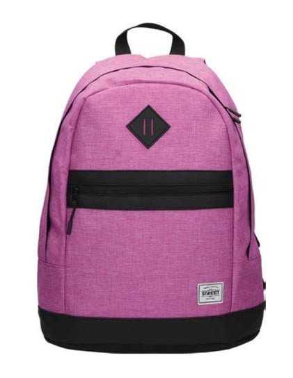 Plecak szkolny dla dziewczynki różowy Street jednokomorowy Street