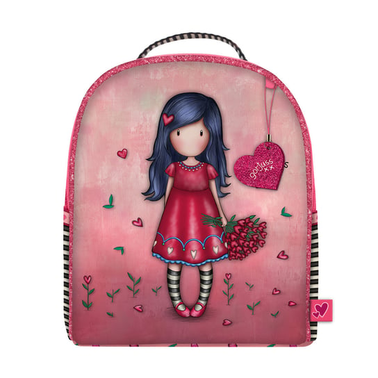Plecak szkolny dla dziewczynki Santoro London Sparkle & Bloom jednokomorowy Santoro London