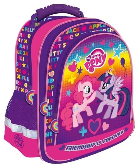 Plecak szkolny dla dziewczynki St.Majewski My Little Pony jednokomorowy St.Majewski