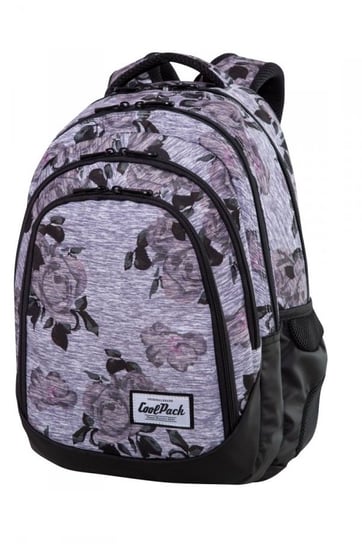 Plecak szkolny dla dziewczynki szary CoolPack róże trzykomorowy CoolPack