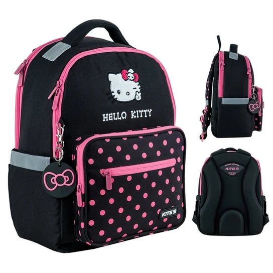 Plecak szkolny dla dziewczynki w kropkę HELLO KITTY Kite KITE