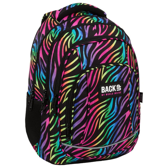 Plecak szkolny Kolorowa zebra BackUp BackUp