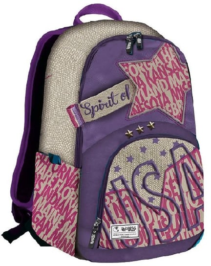 Plecak szkolny młodzieżowy Copywrite Spirit USA jednokomorowy Copywrite