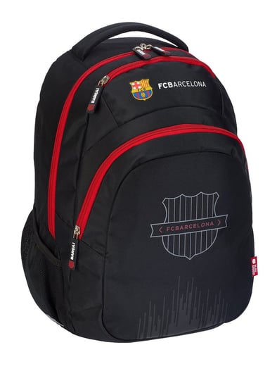 Plecak szkolny młodzieżowy czarny FC Barcelona FC Barcelona The Best Team jednokomorowy FC Barcelona