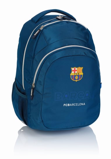 Plecak szkolny młodzieżowy granatowy FC Barcelona FC Barcelona The Best Team jednokomorowy FC Barcelona