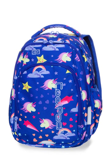 Plecak szkolny młodzieżowy niebieski CoolPack Unicorns dwukomorowy CoolPack