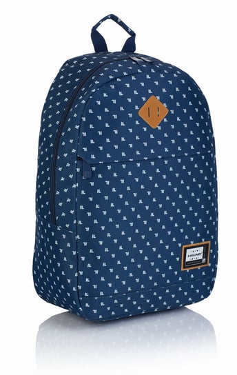 Plecak szkolny młodzieżowy niebieski Head kropki jednokomorowy Head