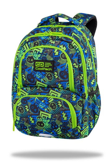 Plecak szkolny młodzieżowy zielony CoolPack Spiner Termic  trzykomorowy CoolPack