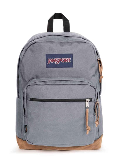 Plecak szkolny sportowy dla dzieci, gładki, szary, JanSport JanSport