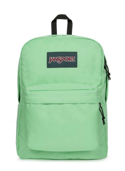 Plecak szkolny sportowy dla dziewczynki, gładki, zielony, JanSport JanSport