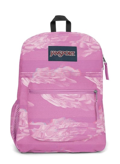 Plecak szkolny sportowy dla dziewczynki, kwiaty, różowy, JanSport JanSport