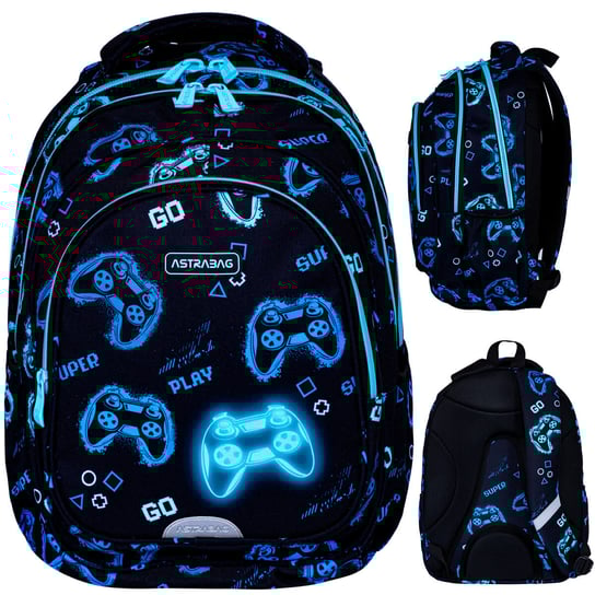 Plecak szkolny trzykomorowy Astra BAG AB300 GO PLAYING Astra Sklep