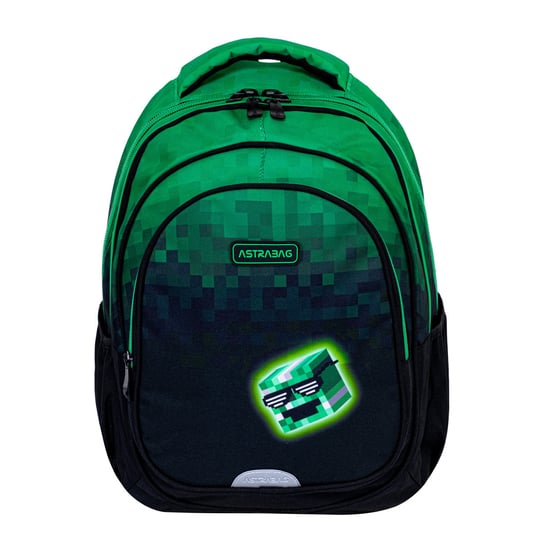 Plecak szkolny trzykomorowy Pixel Hero Astrabag ASTRABAG