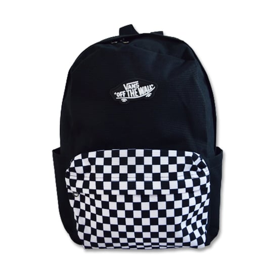 Plecak Szkolny Vans New Skool Backpack Checkerboard Kratka Kieszonki - Vn000628Y281 Inna marka