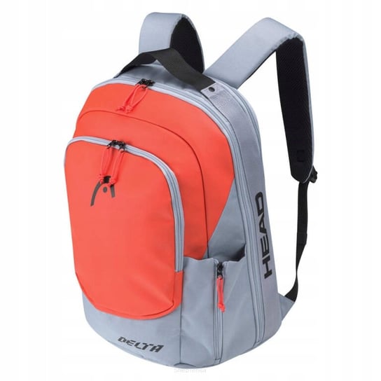 Plecak tenisowy Head Delta Backpack grey/orange Head