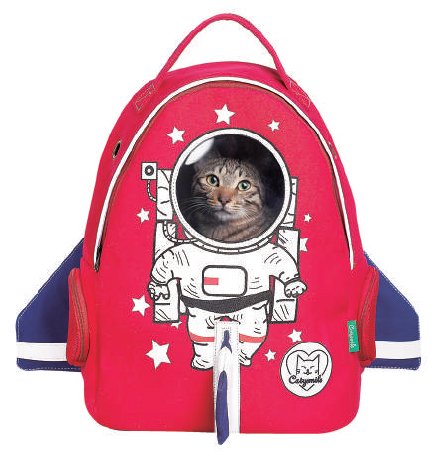 Plecak-transporter dla kota SMART KITTY Rakieta, czerwony Smart Kitty