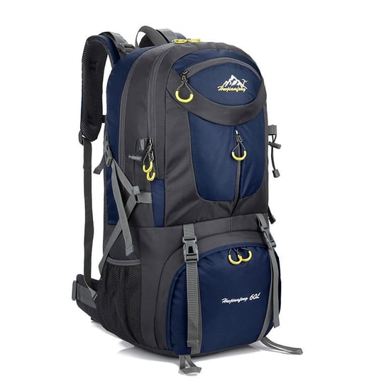 Plecak Turystyczny 60L Trekkingowy Na Wycieczkę Granatowy Inna marka