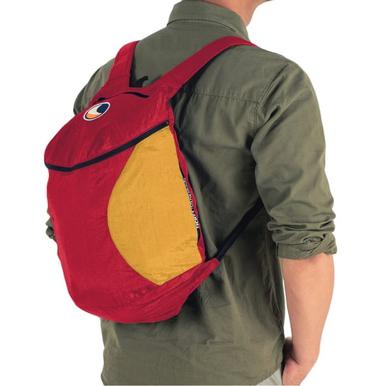 Plecak Turystyczny Kompaktowy  Ticket To The Moon Eco Mini Backpack 34/37 Bordowo-Pomarańczowy Inna marka