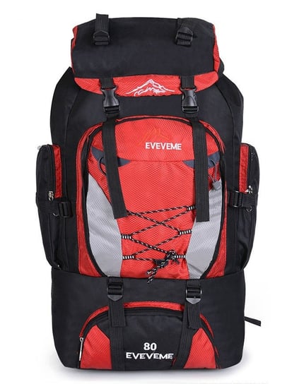 Plecak Turystyczny Sportowy Trekkingowy Górski Duży Czerwony 56L Inna marka
