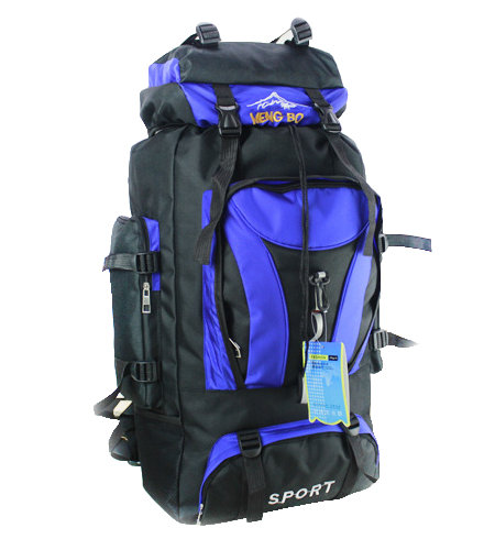 Plecak turystyczny trekkingowy 70L niebieski Inna marka