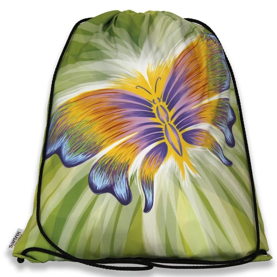 Plecak-worek impregnowany kolorowy motyl Sartrix