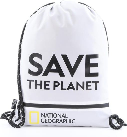 Plecak worek National Geographic Saturn 1,7L Biały National geographic